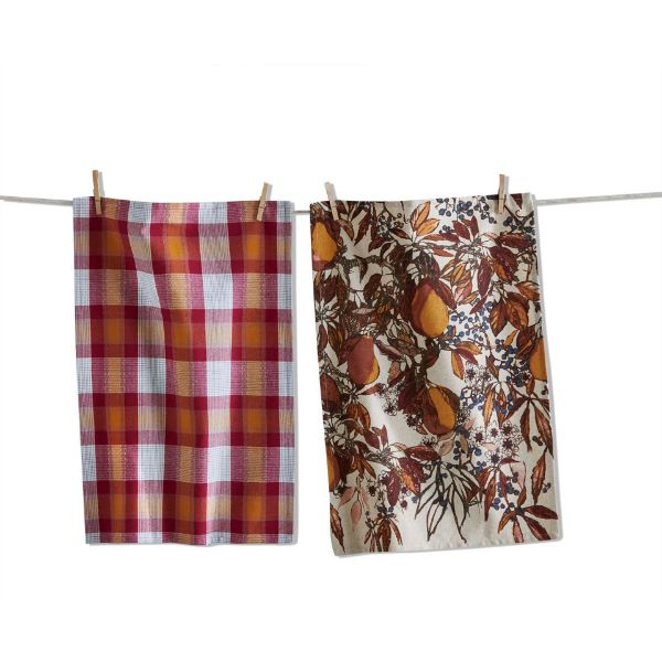 Pear Dishtowel - Set of 2