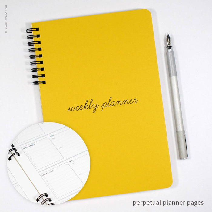 Mustard Cover Weekly Undated Planner