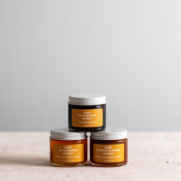 Raw Honey Gift Set - 3 Jar Sampler Collection