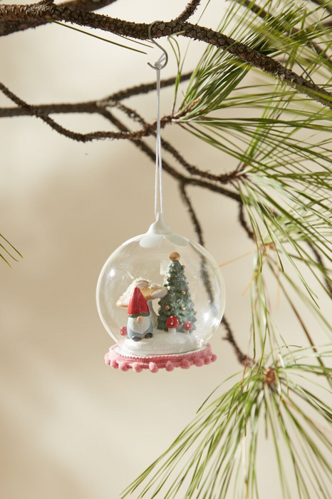 Santa Land Mushroom ornament