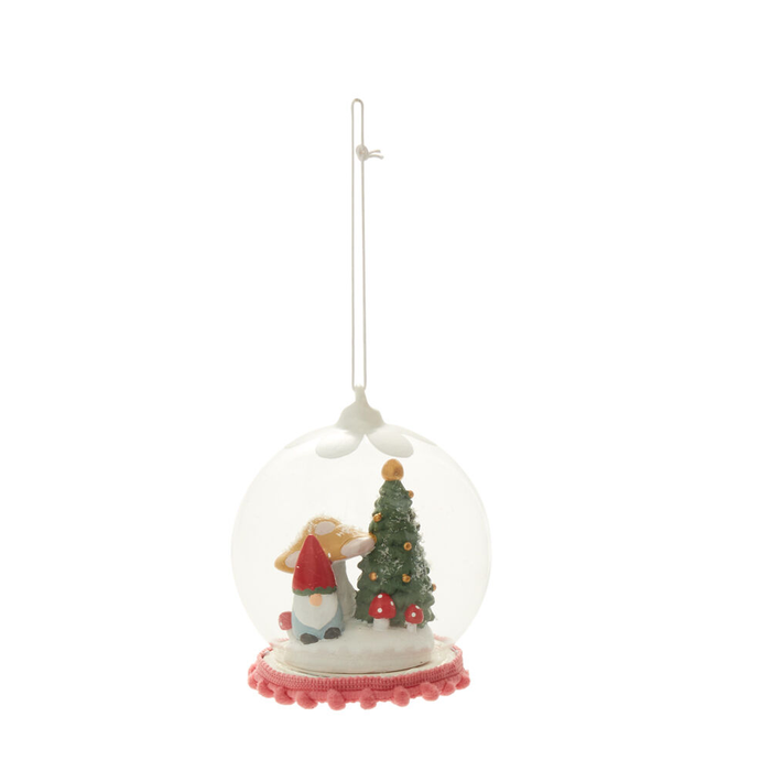 Santa Land Mushroom ornament