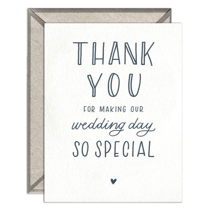 Wedding Day Thank You card