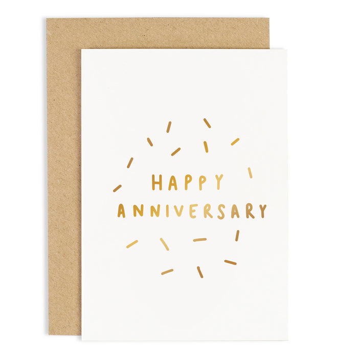 Happy Anniversary Sparkle Card