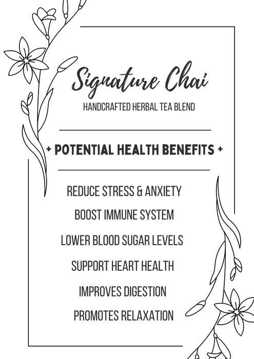 Signature Chai Handcrafted Herbal Tea Blend