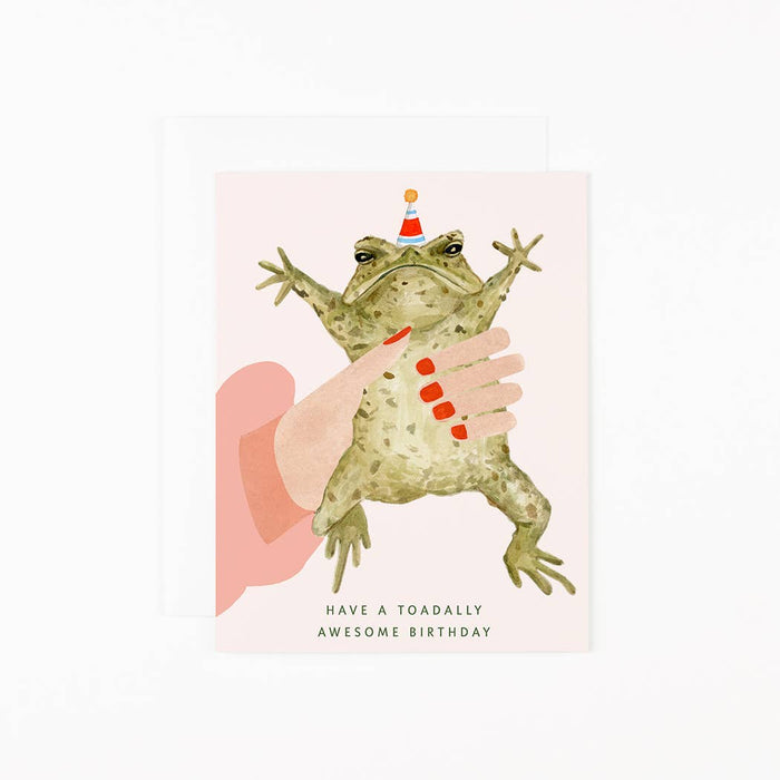 Toadally Awesome Birthday Card