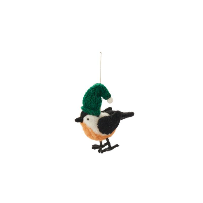 Cozy Weather Bird Ornament