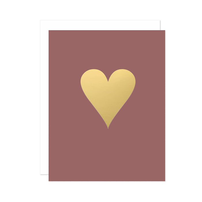 Heart of Gold Luxury Foil Greeting Card