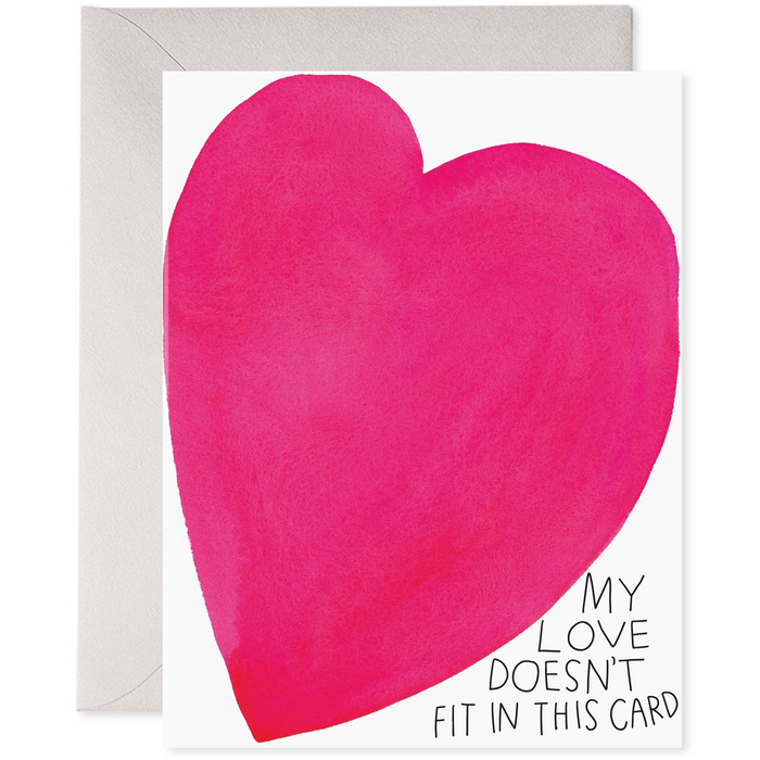 Squeezed Heart | Love Greeting Card