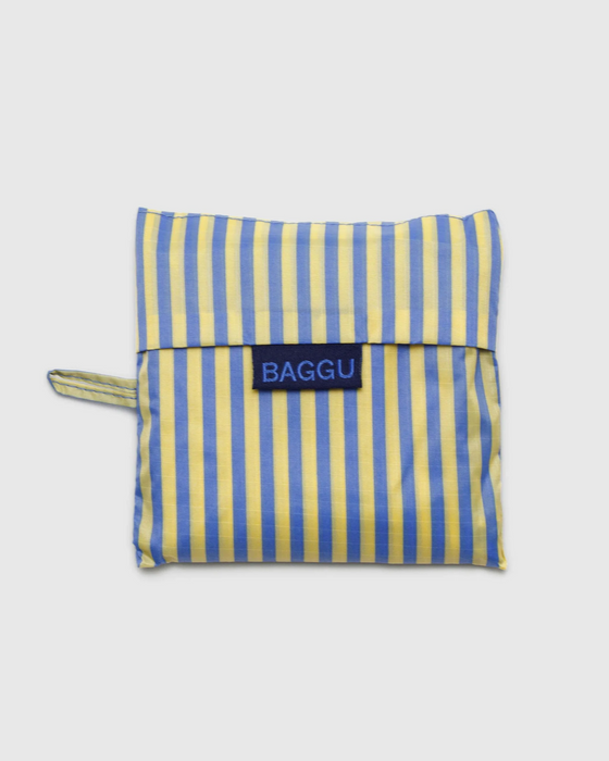 Standard Baggu- Thin Blue Stripe