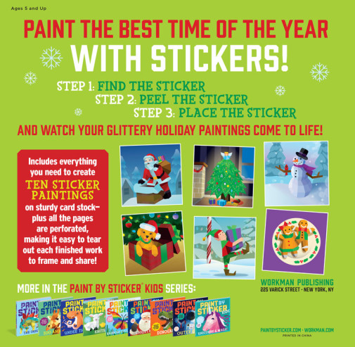 Holly Jolly Christmas- Paint By Sticker Kids