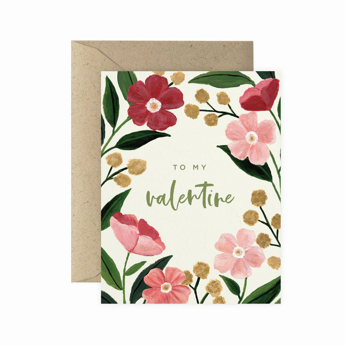 Poppy Valentine's Greeting Card