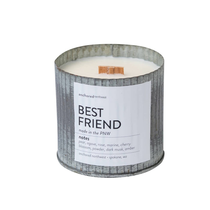 Best Friend Wood Wick Rustic Farmhouse Soy Candle