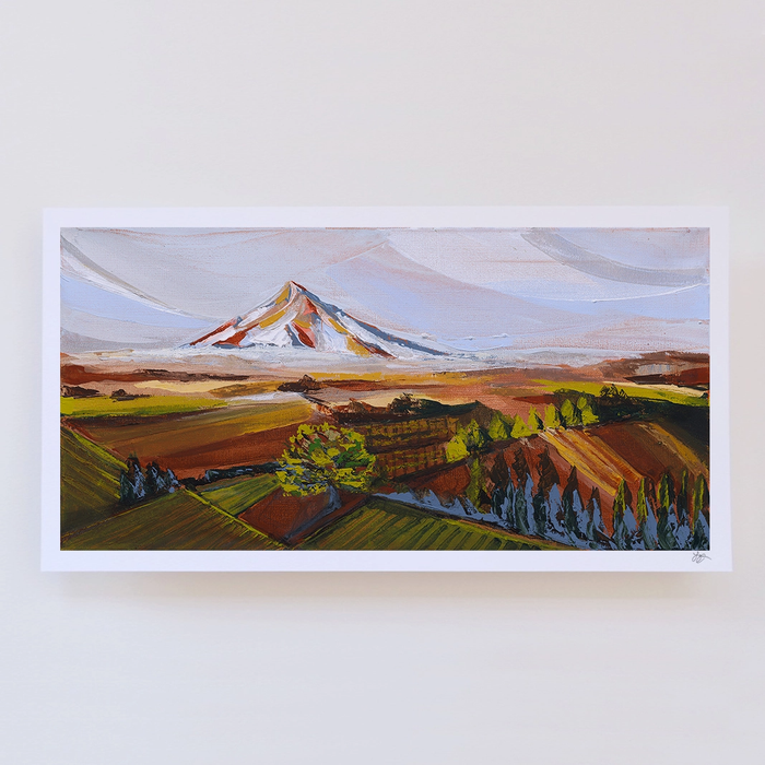 Willamette Valley Fine Art Print 6"x12"