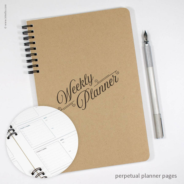 Kraft Cover Weekly Planner