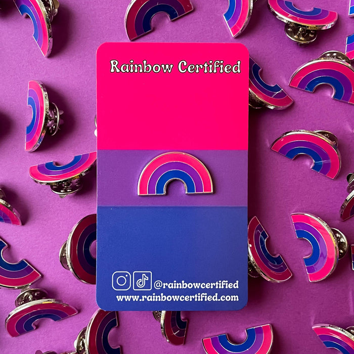 Bisexual Rainbow LGBTQ+ Pin