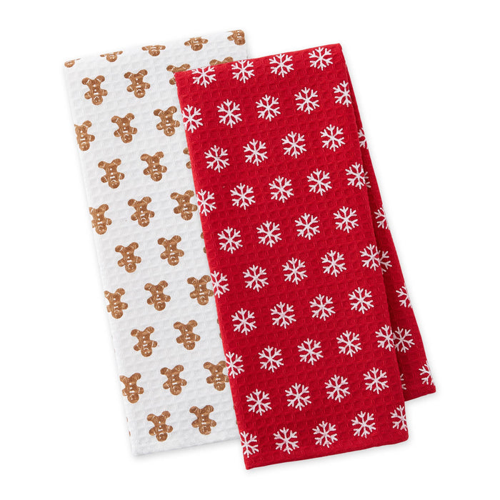 Holiday Baking Dishtowel + Spoon Gift Set