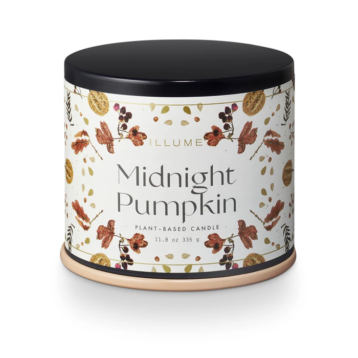 Midnight Pumpkin Vanity Tin Candle