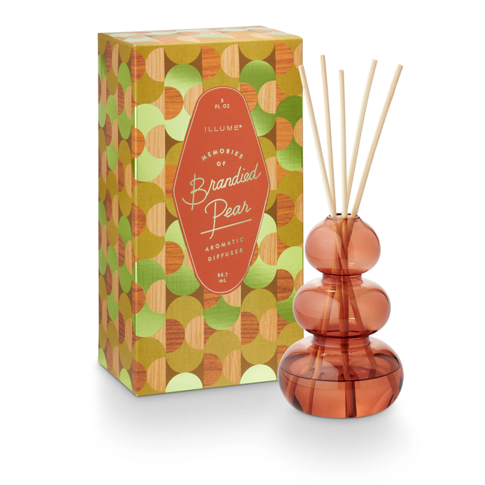 Memory Lane Bubbled Diffuser Brandied Pear