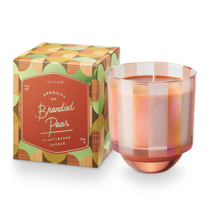 Brandied Pear Boxed Glass Candle