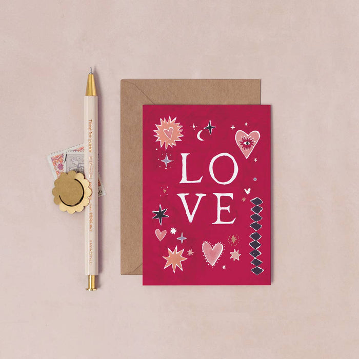 Hearts Mini Love Cards