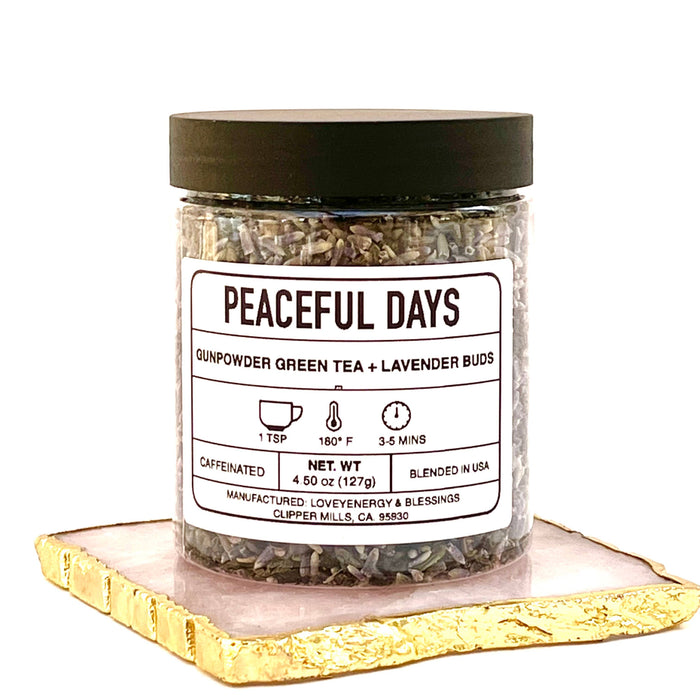 PEACEFUL DAYS Handcrafted Herbal Tea Blend