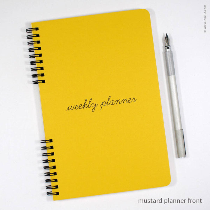 Mustard Cover Weekly Undated Planner