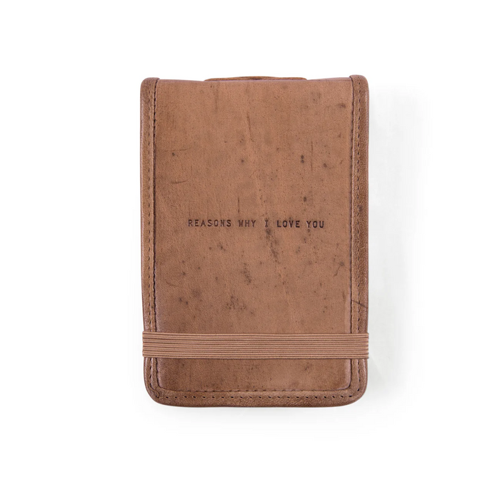 Blank Leather Journals with Engraved Quotes