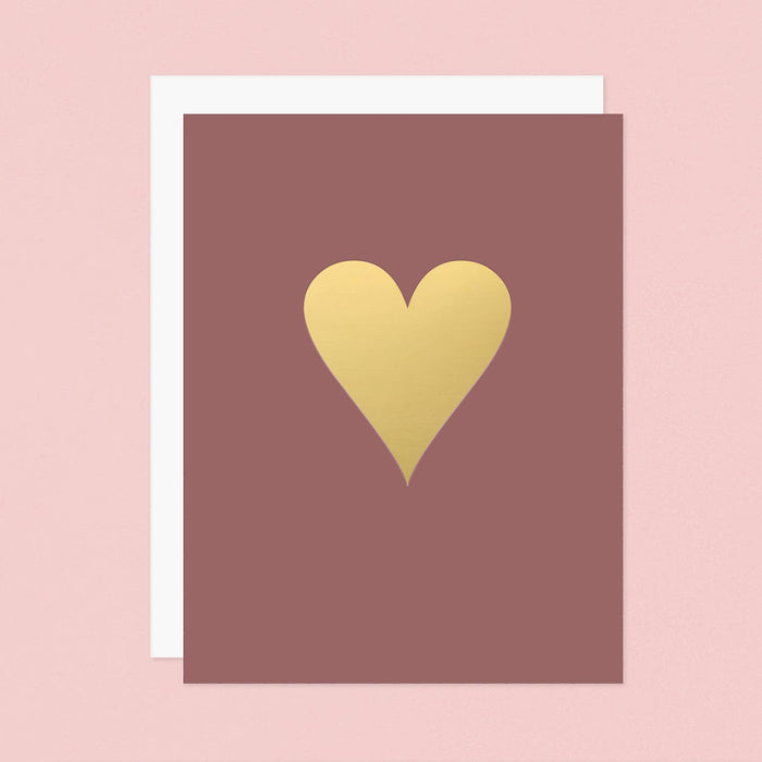 Heart of Gold Luxury Foil Greeting Card