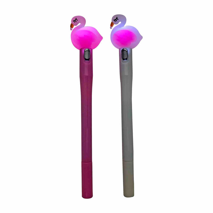 Flamingo LED Light Up Pens