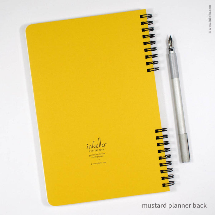 Mustard Cover Weekly Undated Planner