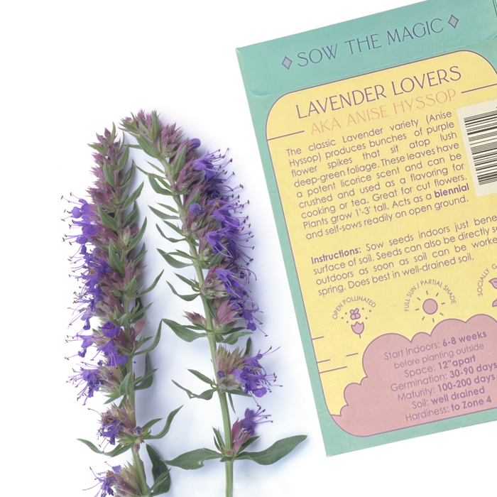 Lavender Lovers Tarot Garden + Gift Seed Packet