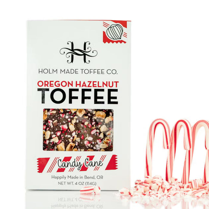 Oregon Hazelnut Toffee - Candy Cane