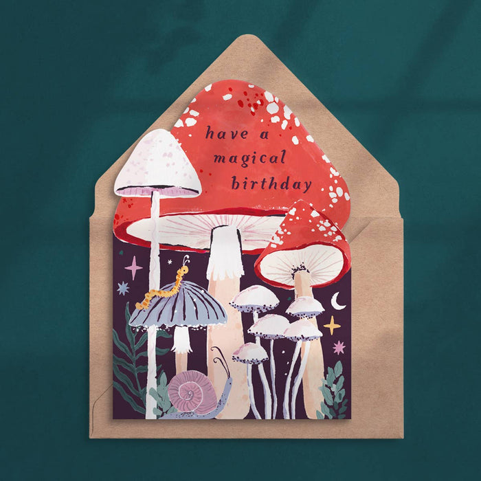 Mushroom Birthday Card | Magic Mushrooms Card