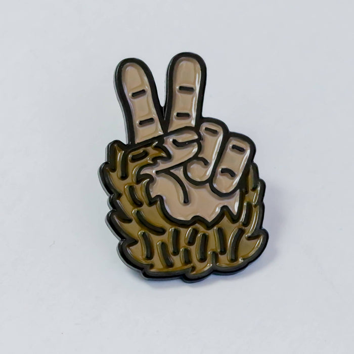 Enamel Pin, Bigfoot Peace  | Collectible Lapel Pin