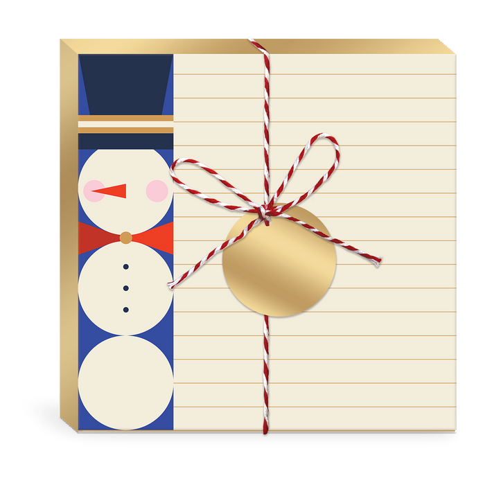 Snowman Square Notepad