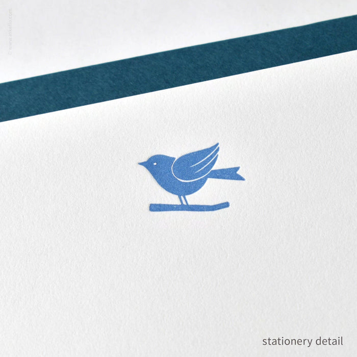 Stationery Set with Bluebird