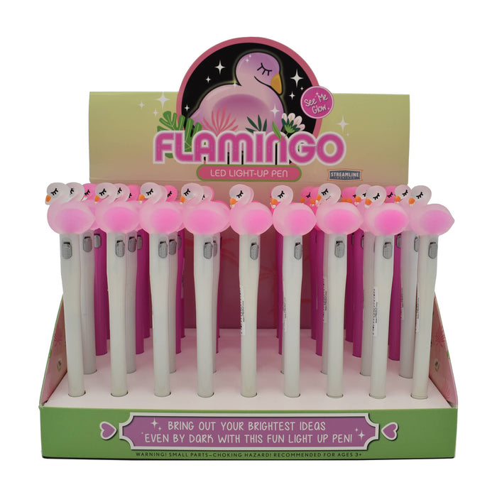 Flamingo LED Light Up Pens