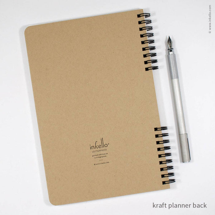 Kraft Cover Weekly Planner