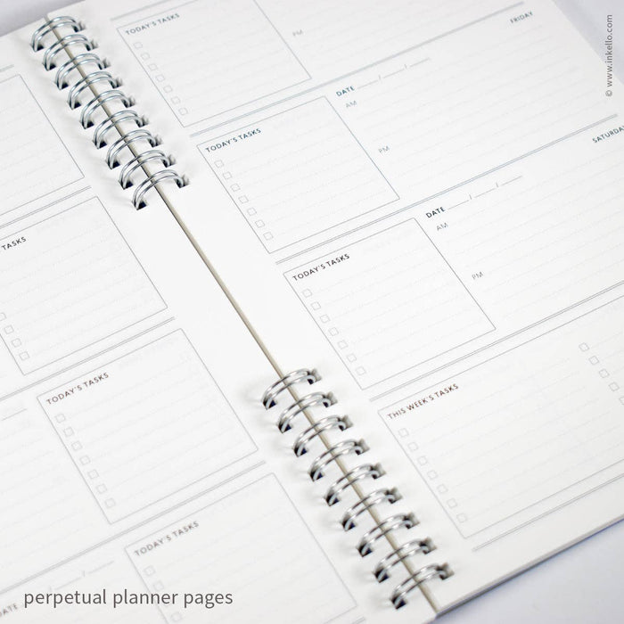 Black Weekly Planner