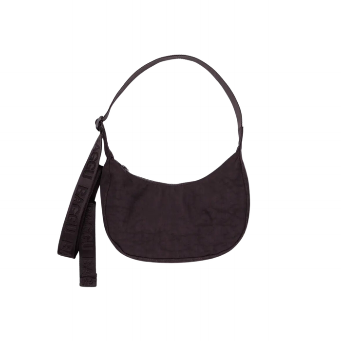 Small Crescent Bag - Chocolate Plum