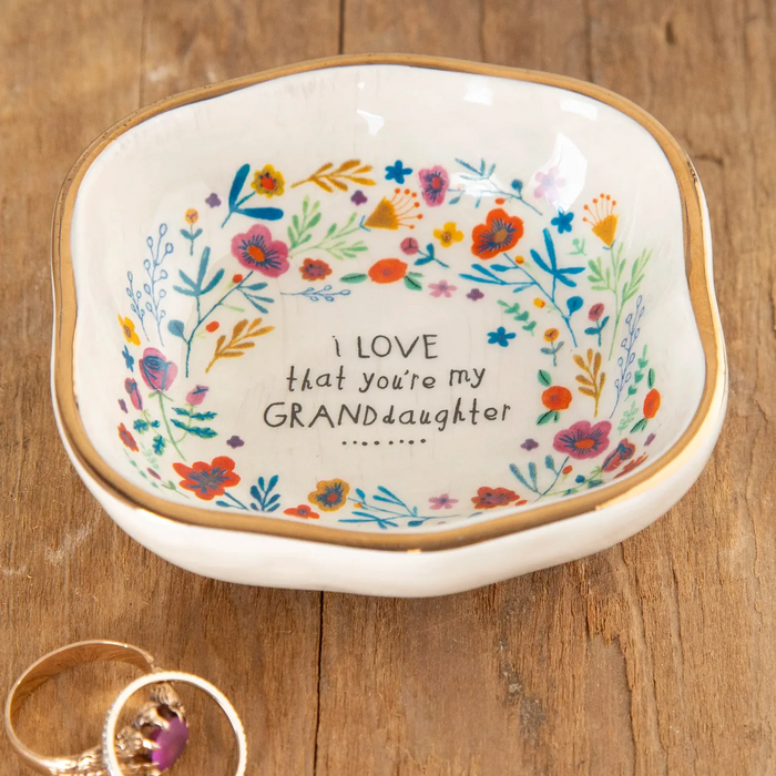 I Love That You're My Granddaughter Trinket Dish