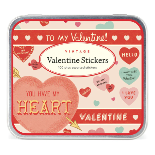 Vintage Valentine Stickers