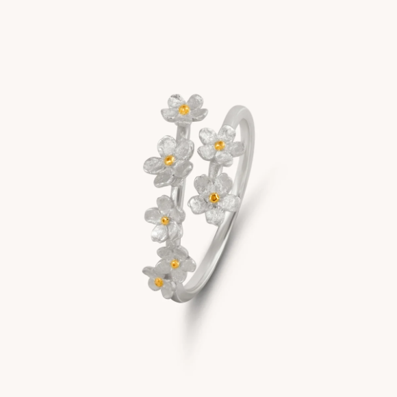 Cherry Blossom Adjustable Ring