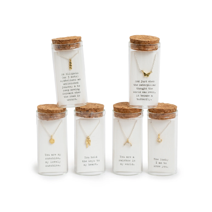 Message In A Bottle Gold Necklace Collection