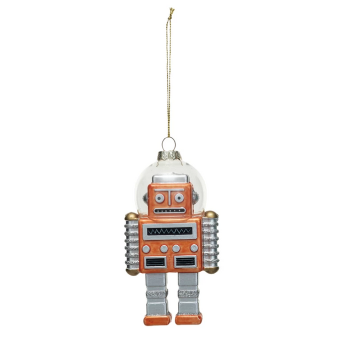 Plastic Robot Ornament