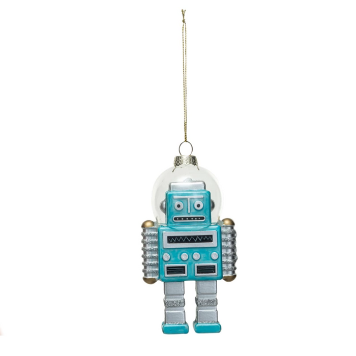 Plastic Robot Ornament