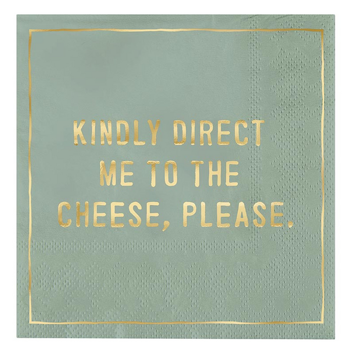 Cocktail Napkin - Cheese, Please