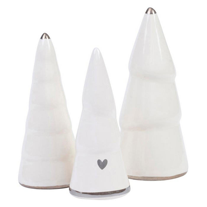 Ceramic Charcuterie Trees- Silver