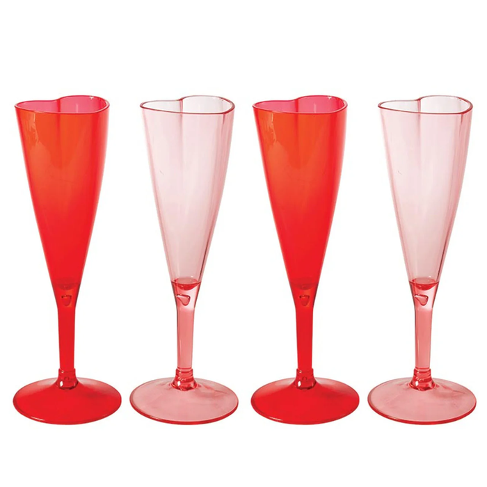 Heart Champagne Flute