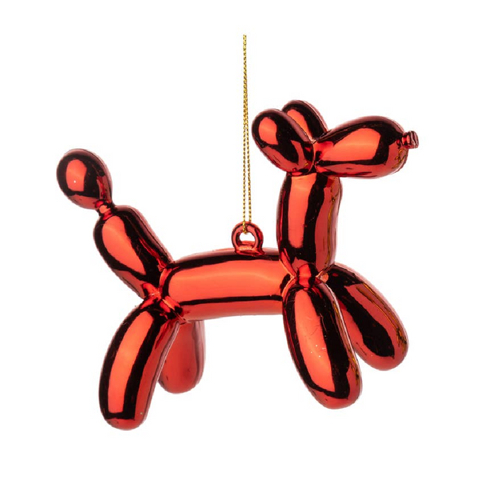 Plastic Balloon Dog Ornament